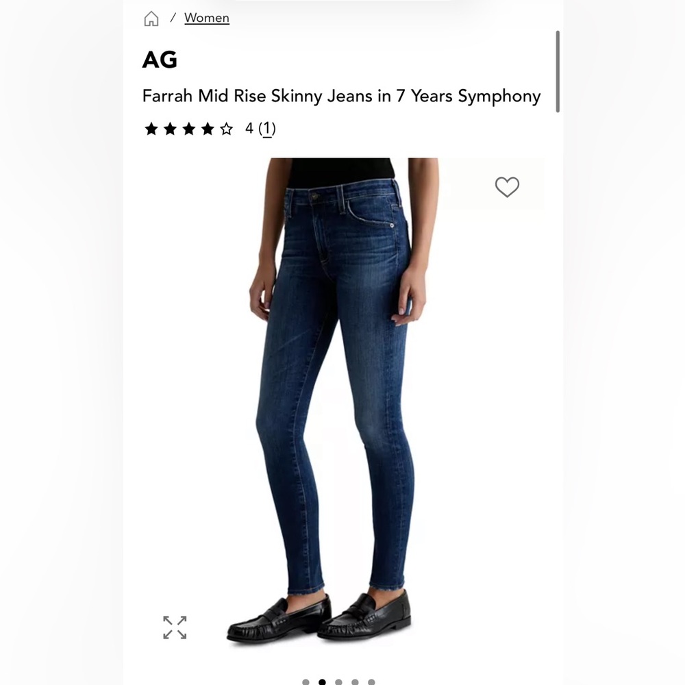 AG Adriano Goldschmied Farrah Skinny Jeans